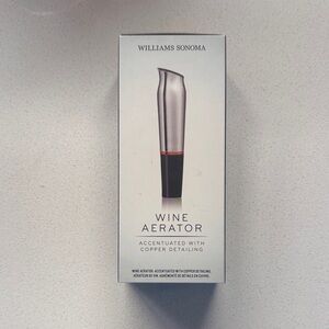 Williams Sonoma Silver and Copper Wine Aerator
